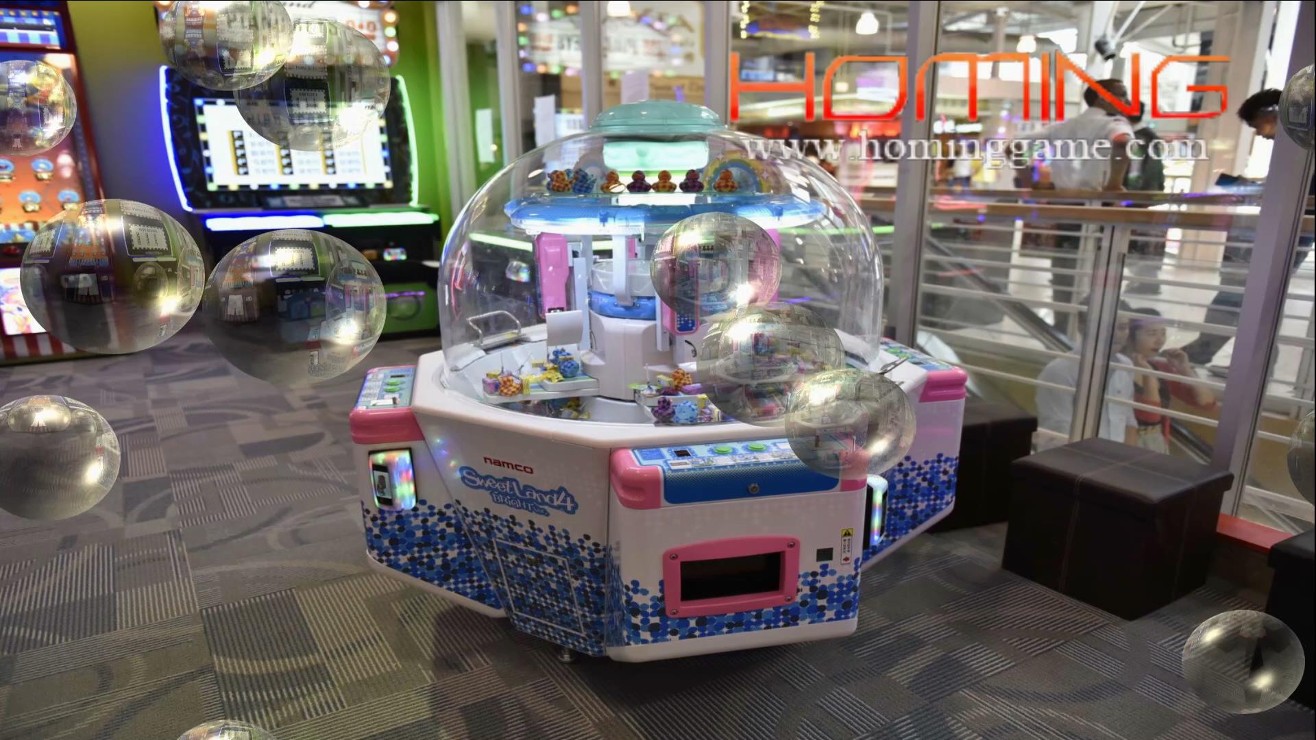 2017 Popular Sweet Land 4 Arcade Candy Redemption Game Machine(Ʒ- sales@hominggame.com),sweet land arcade game machine,candy prize machine,prize vending machine,game machine,arcade game machine,coin operated game machine,prize machine,catch candy prize redemption game machine,redemption arcade game machine,kids game machine,slot game machine,coin operated game machine
