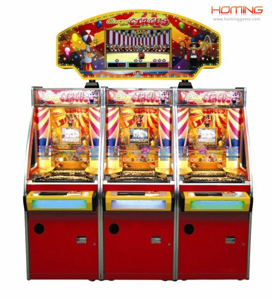 Crazy Circus Coin pusher game machine,coin pusher game machine,3p arcade coin pusher game machine