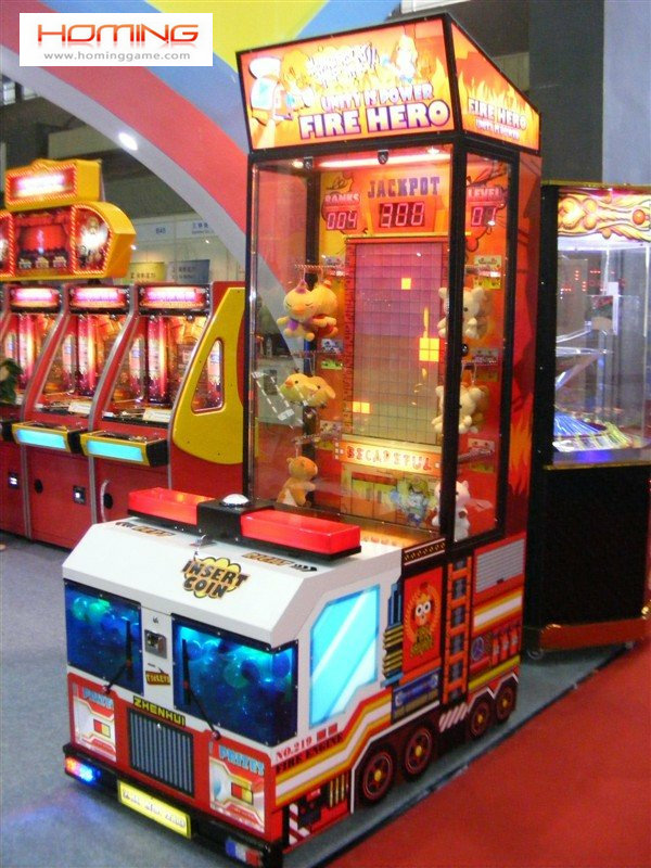 FIRE ENGINE Hero Gift machine,stacker prize game machine