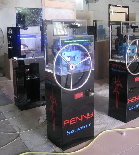 penny press prize vending game machine,penny coin press game machine