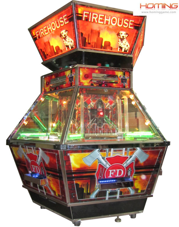Fire House coin pusher machine ,coin pusher game machine,coin pusher machines,online game coin pushers, good coin pusher game