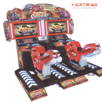 Pop moto racing machine,video game bike machine