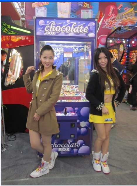 chocolate crane machine,chocolate castle box game machine