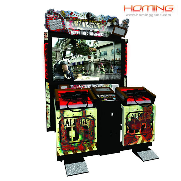 Razing Storm shooting game machine