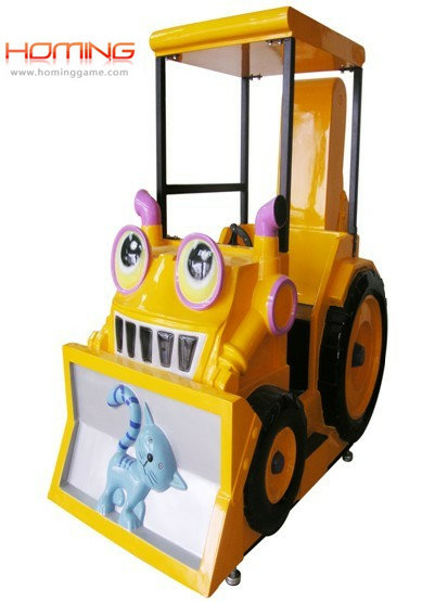 Bulldozer kiddie rides