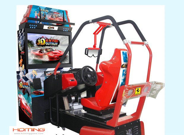 3D OutRun Racing car game (HD),car racing games in an arcade,racing car simulators,game machine,arcade game machine,coin operated game machine