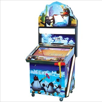 Penguin Crisis hit hammer arcade game
