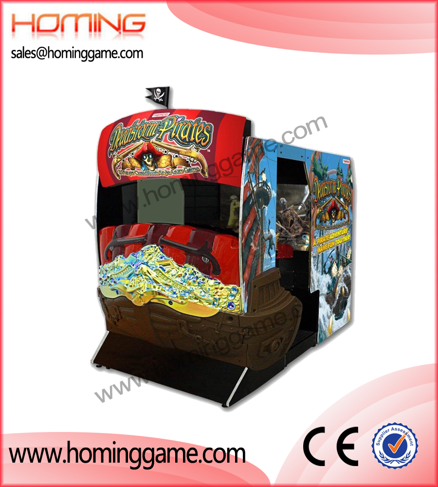 deadstorm pirate shooting game machine,simulator game machine,arcade video game machine,game machine,arcade game machine,indoor game machine,coin operated game machine,amusement equipment