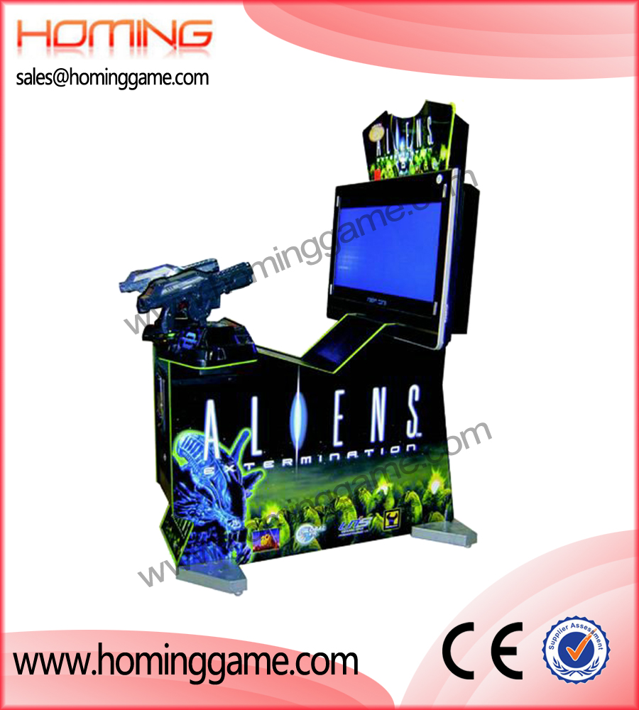 aliens gun shooting game machine,simulator game machine,game machine,arcade game machine,coin operated game machine,game equipment 