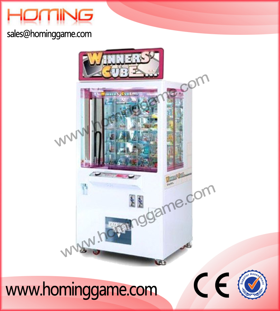 winner cube prize game machine,prize game machine,prize vending machine,vending game machine,game machine,arcade game machine,coin operated game machine,game equipment,amusement machine,amusement game equipment