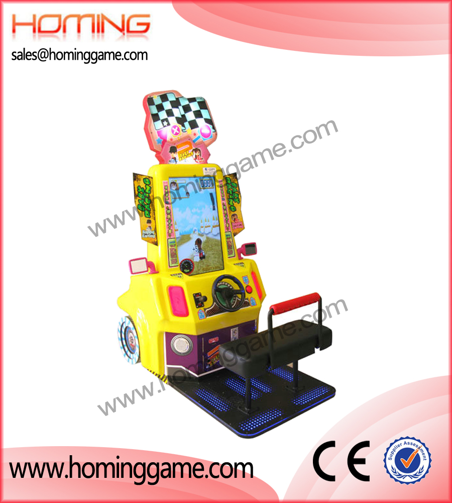 Baby Racing Car game II,kiddie rides,coin operated kiddie rides,coin operated game machine,game machine,arcade game machine,game equipment,amusement machine,amusement game equipment