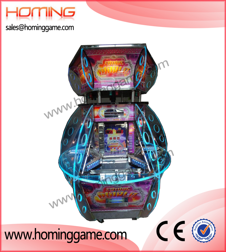 Future World Coin pusher game machine,game machine,arcade game machine,coin operated game machine,amusement machine,amusement game equipment,electrical slot game machine,arcade games