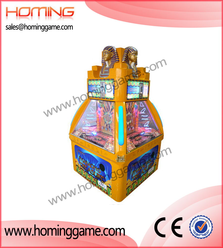 Pharaoh's Treasure coin pusher game machine,game machine,arcade game machine,coin operated game machine,electrical slot game machine,arcade game machine for sale,amusement machine,amusement game equipment