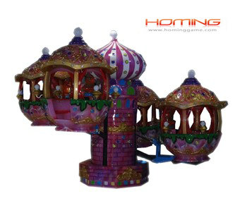 Roundabout Castle kiddie ride,amusement park game equipment,carnival ride