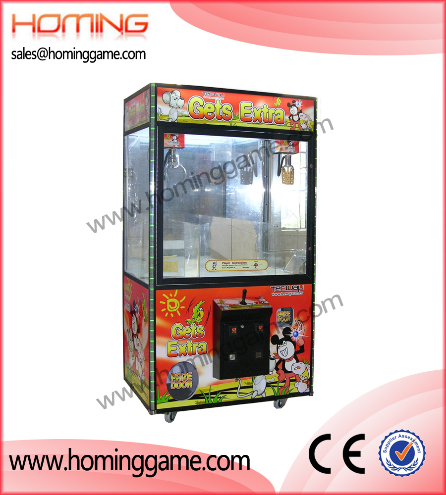 42' Gets extra double claws crane machine,crane game machine,game machine,arcade game machine,coin operated game machine,amusement game equipment,game equipment,coin machine,electrical slot game machine,gift game machine,prize vending machine