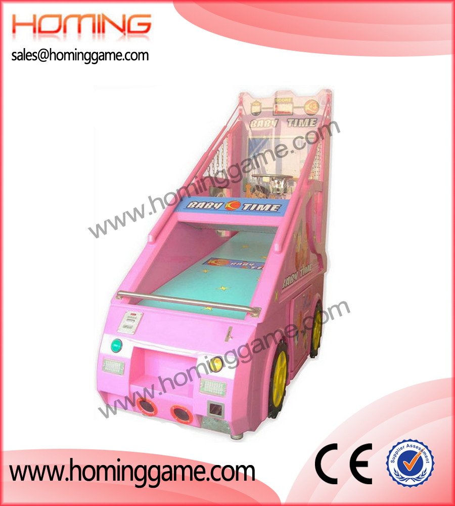 Baby Time Basketball Game Machine,basketball game machine,game machine,arcade game machine,coin operated game machine,amusement machine,amusement game equipment,indoor game machine