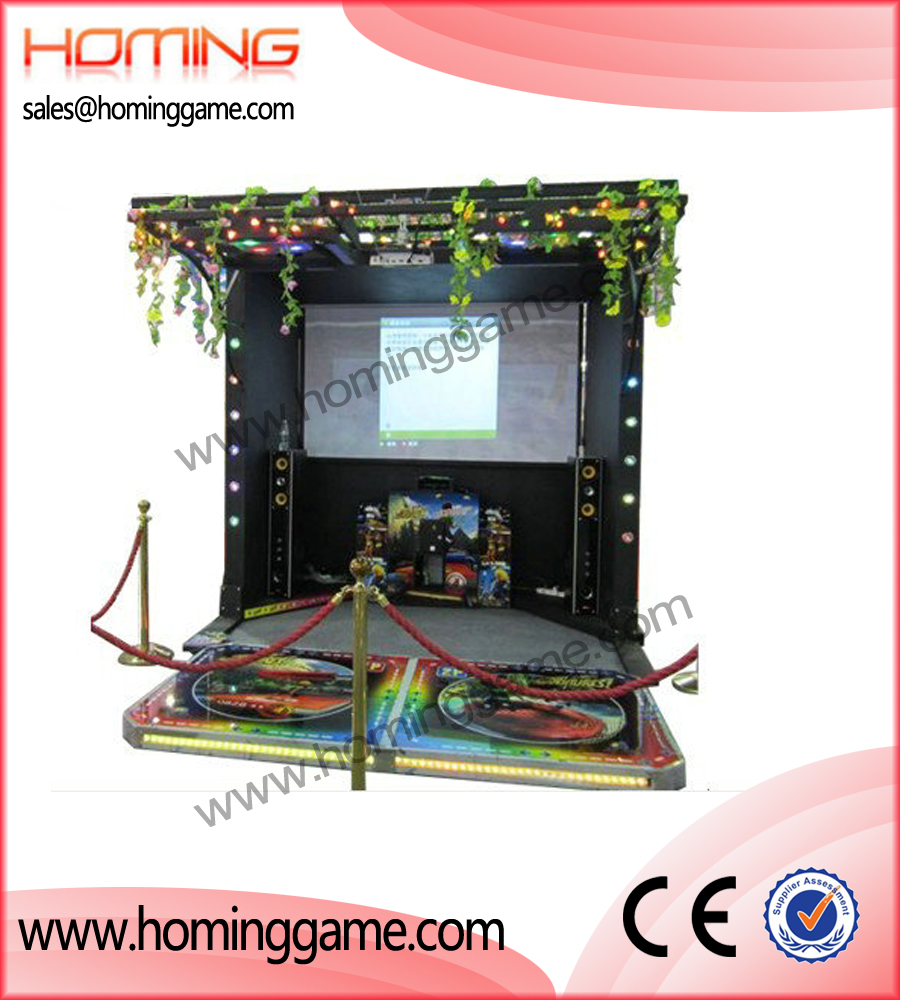 Kinect Adventures arcade video game machine,game machine,arcade game machine,coin operated game machine,indoor game machine,amusement game equipment,amusement machine