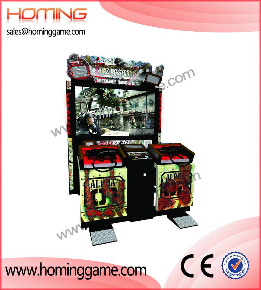 Razing Storm shooting game machine,game machine,arcade game machine,coin operated game machine,indoor game machine,amusement game equipment,amusement machine