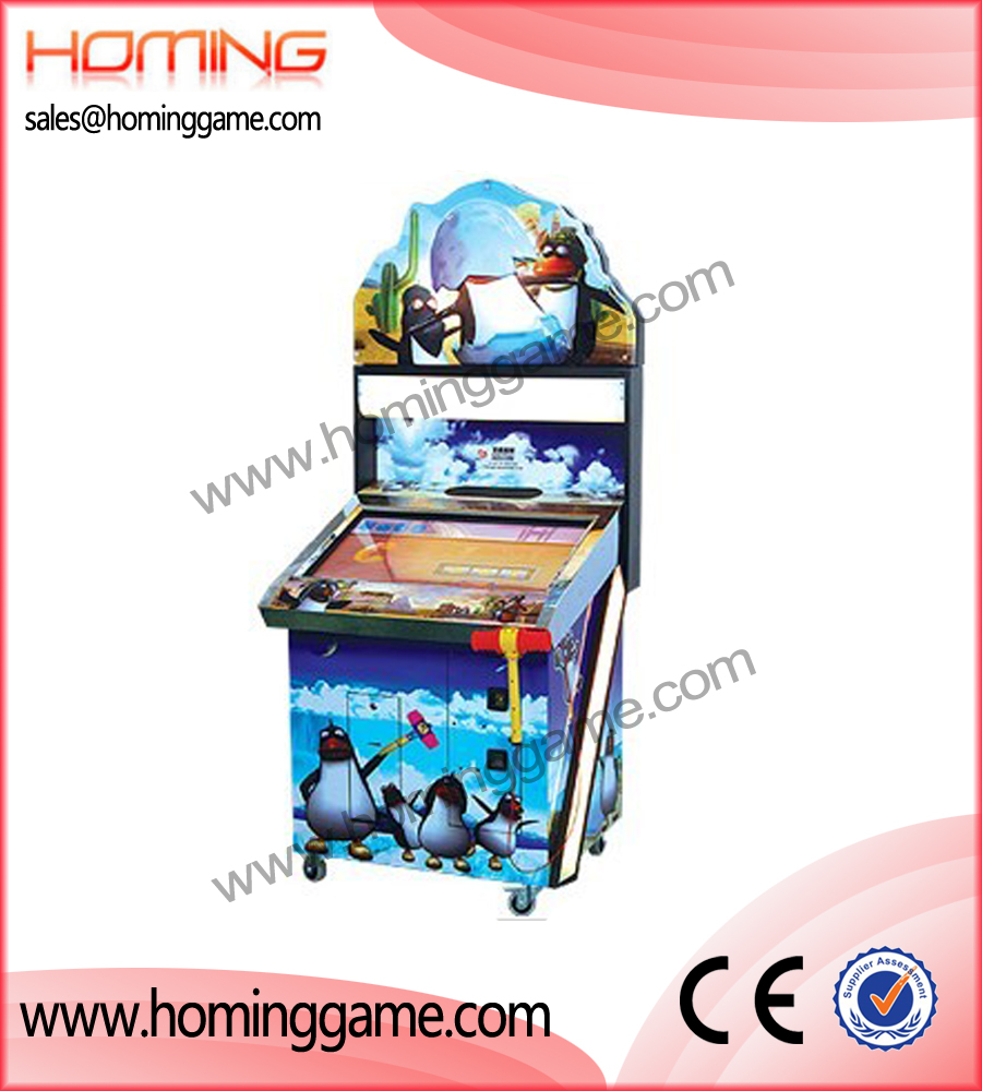 Penguin Crisis hit hammer arcade game,game machine,arcade game machine,coin operated game machine,coin machines,amusement game equipment,amusement machine